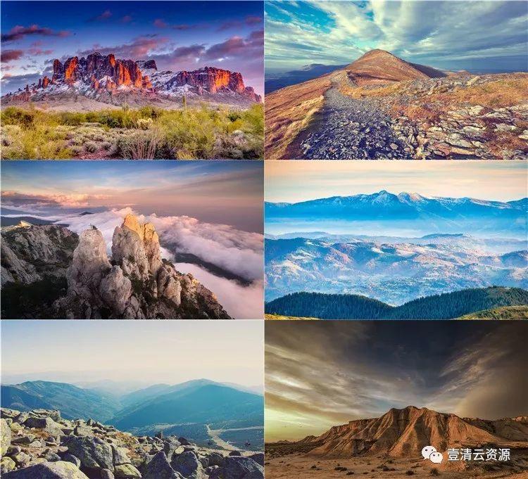 【S0436】【素材】山脉山峰JPG设计素材源文件