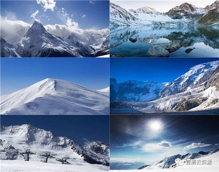 【S0437】【素材】雪山雪景JPG设计素材源文件