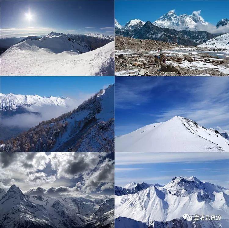 【S0437】【素材】雪山雪景JPG设计素材源文件
