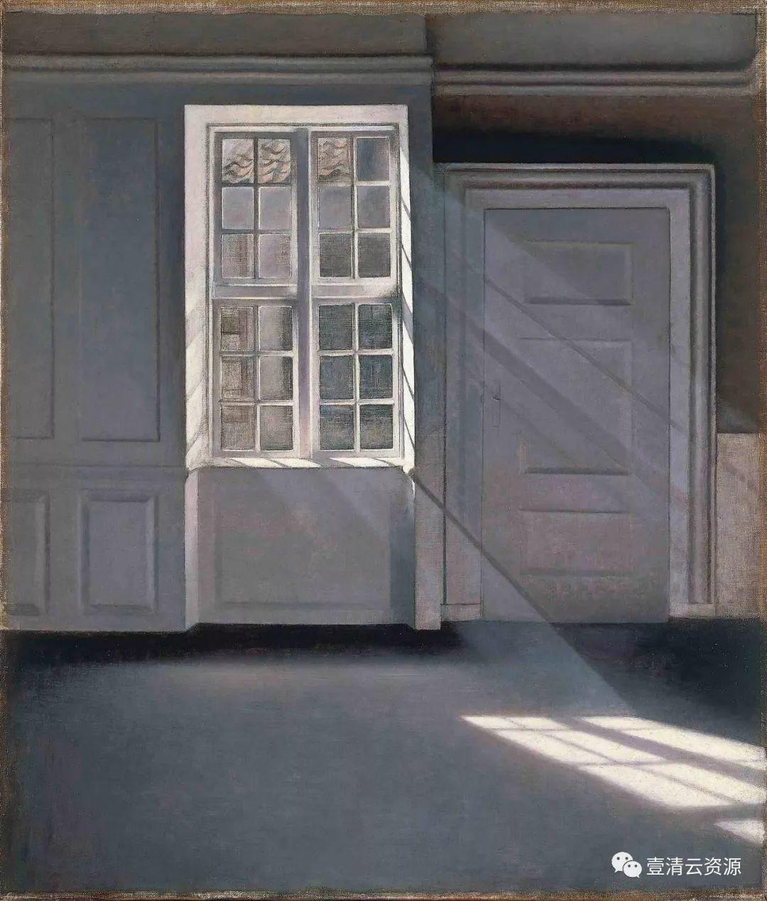 【S0447】【素材】哈默休伊Vilhelm Hammershoi油画作品高清图片素材100幅（JPG）