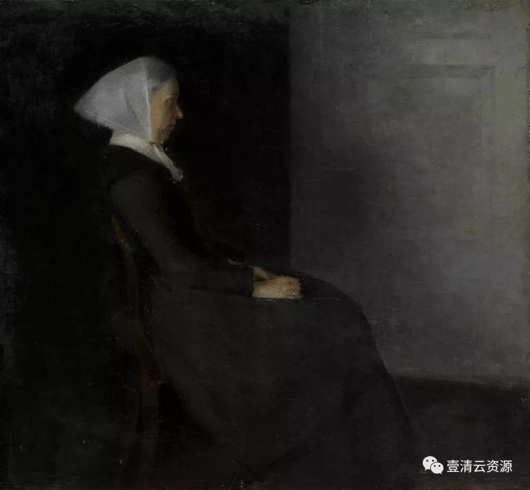 【S0447】【素材】哈默休伊Vilhelm Hammershoi油画作品高清图片素材100幅（JPG）