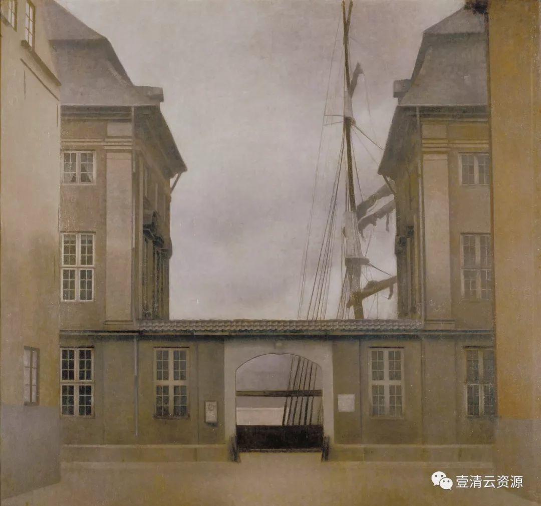【S0447】【素材】哈默休伊Vilhelm Hammershoi油画作品高清图片素材100幅（JPG）