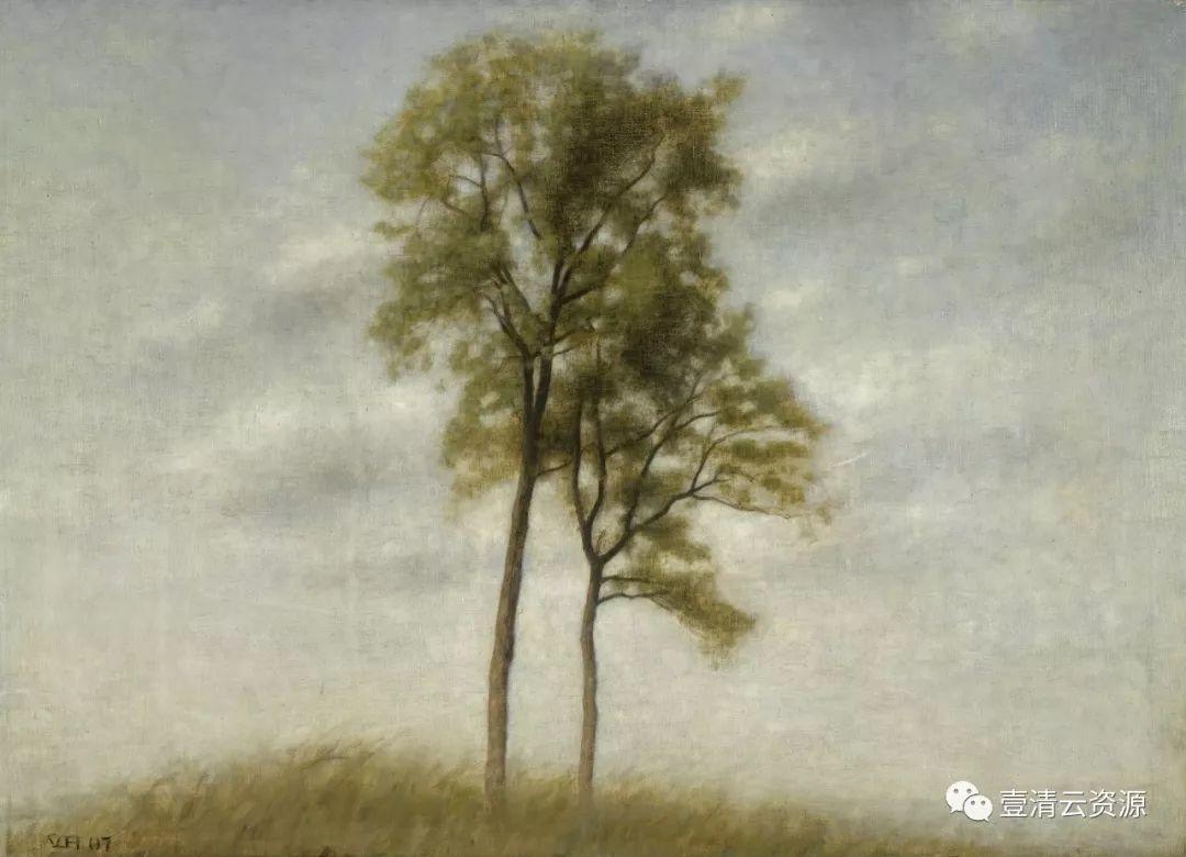 【S0447】【素材】哈默休伊Vilhelm Hammershoi油画作品高清图片素材100幅（JPG）