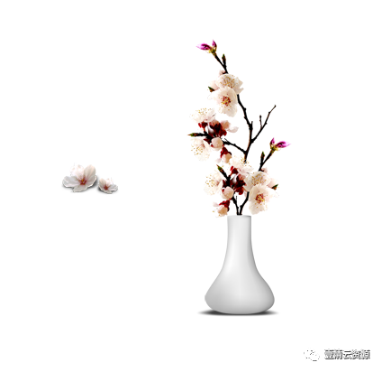 【S0456】【素材】中国风工笔画牡丹梅花鹿仙鹤花卉PNG免抠高清平面设计ps图片素材