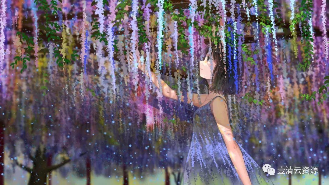 【S0458】【素材】精品壁纸动漫手绘插画PSD分层素材源文件