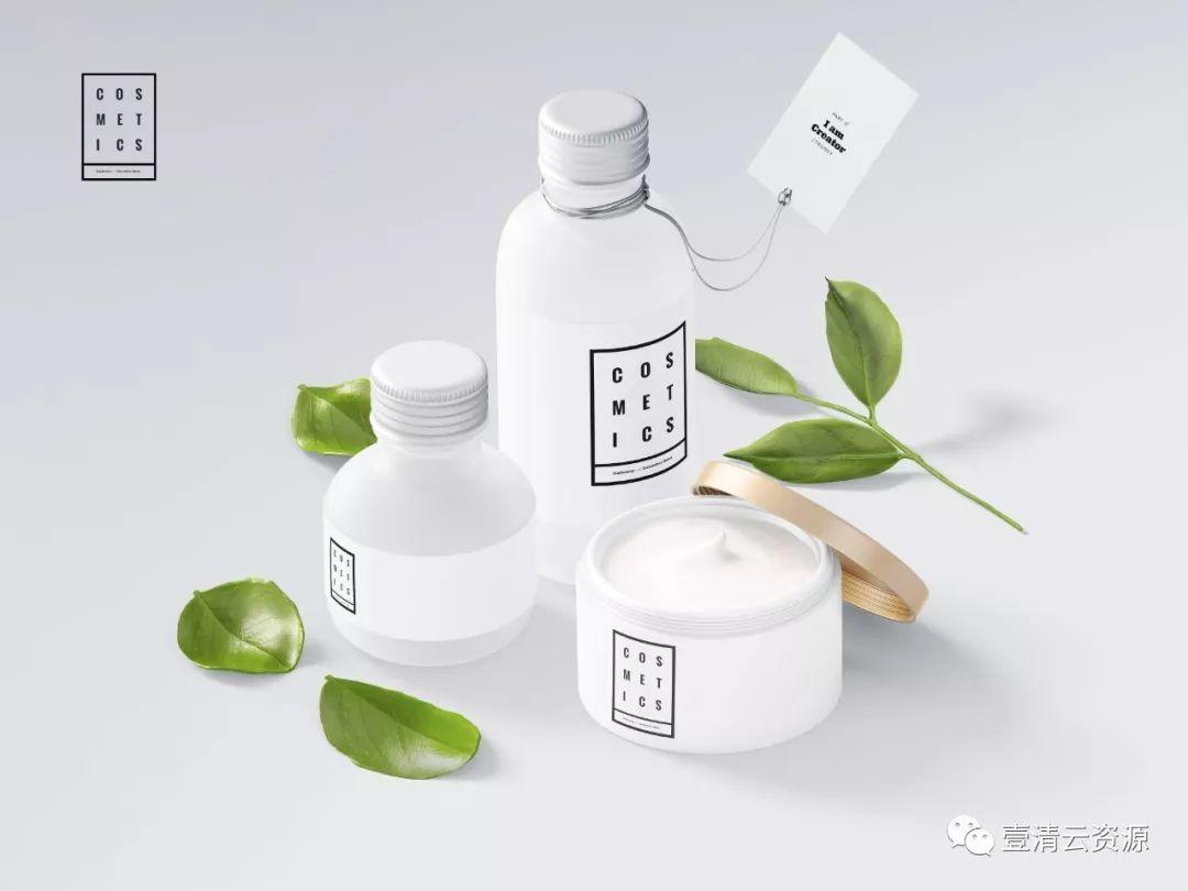 【S0459】【素材】护肤品化妆品文具展示模型样机包装VI设计高清摄影图片素材PSD分层源文件