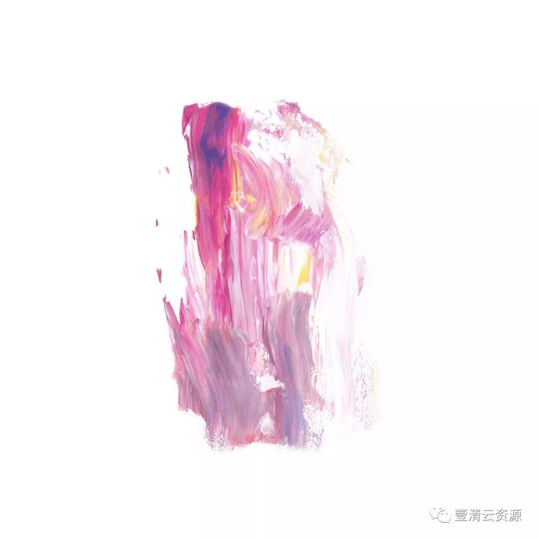 【S0468】【素材】淡彩油漆图案PNG PSD设计素材源文件