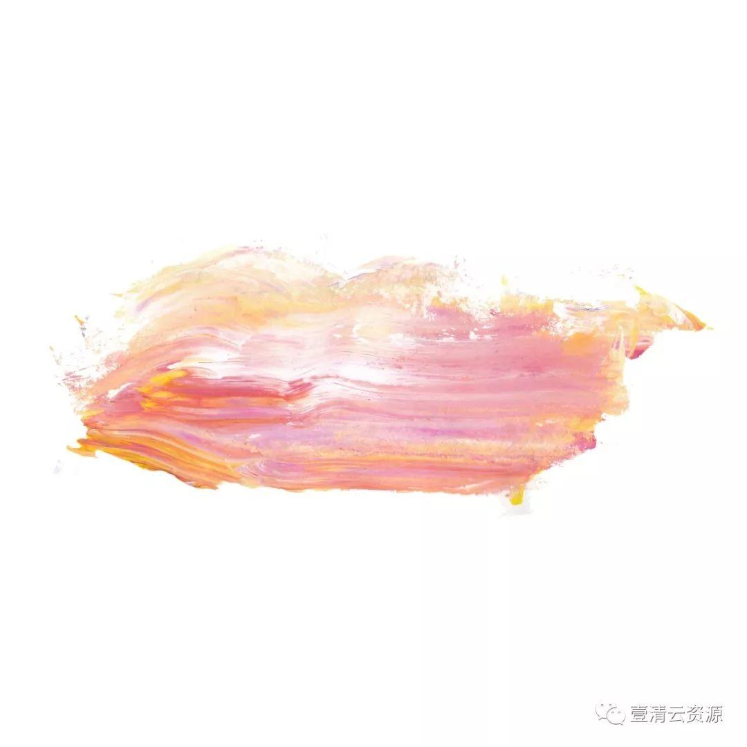 【S0468】【素材】淡彩油漆图案PNG PSD设计素材源文件