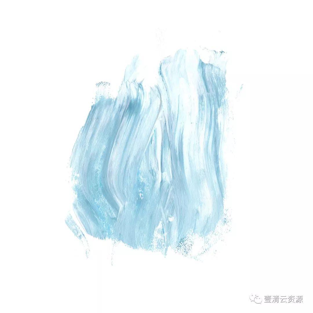 【S0468】【素材】淡彩油漆图案PNG PSD设计素材源文件
