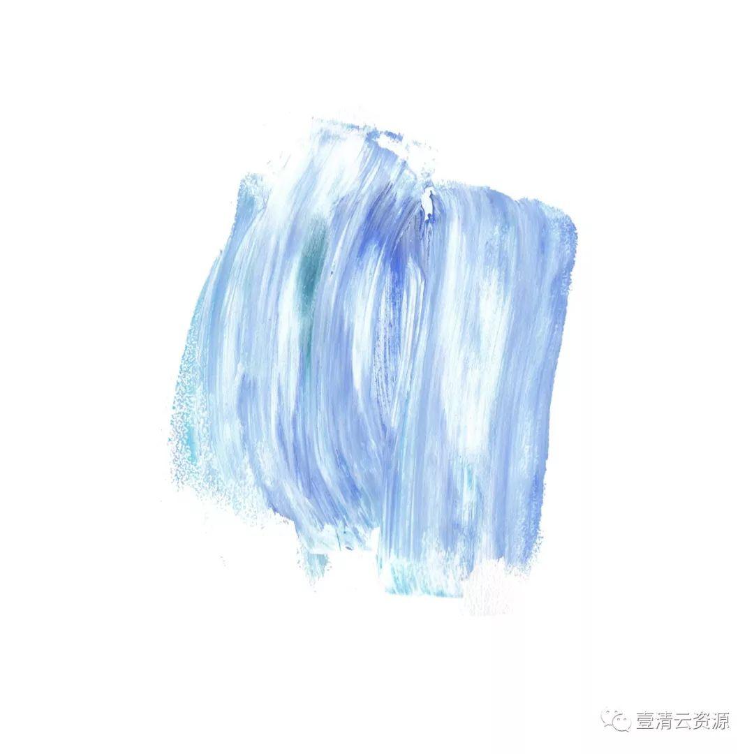 【S0468】【素材】淡彩油漆图案PNG PSD设计素材源文件
