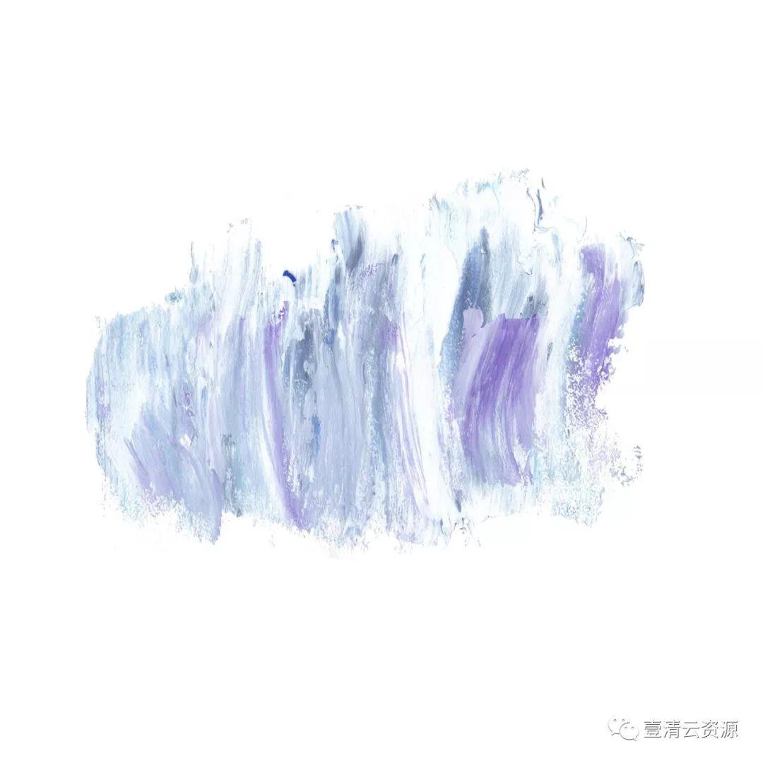 【S0468】【素材】淡彩油漆图案PNG PSD设计素材源文件