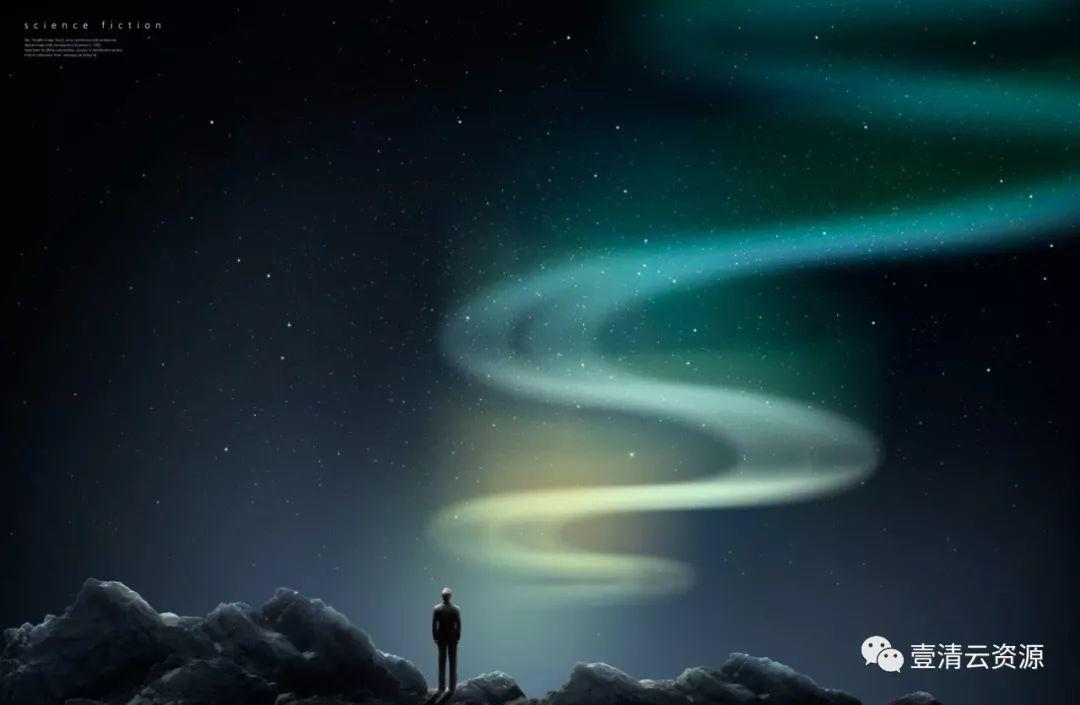 【S0469】【素材】19款科技星球浩瀚宇宙星空星系地球流星太空海报背景PSD设计素材