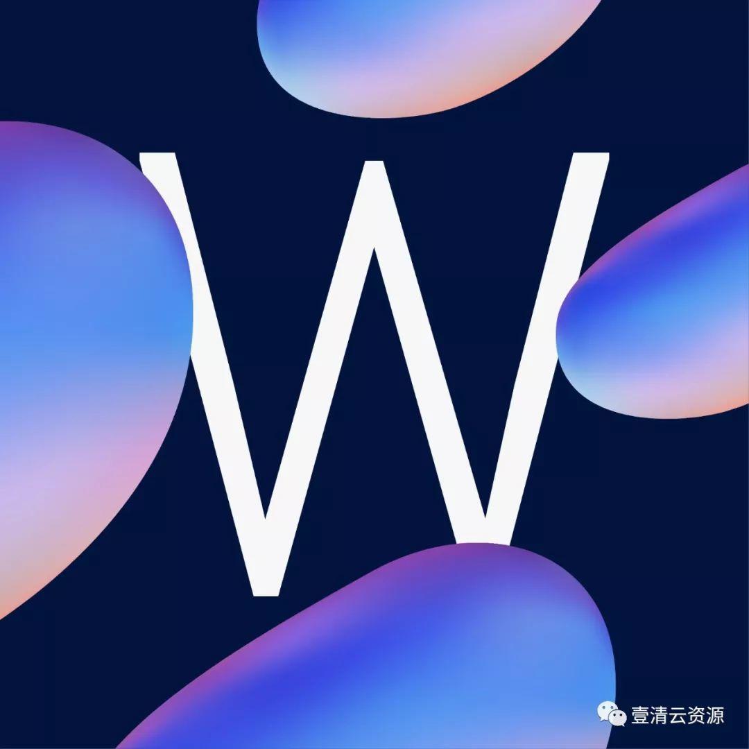 【S0477】【素材】国外创意随性个性图案紫色海报传单EPS矢量设计素材源文件