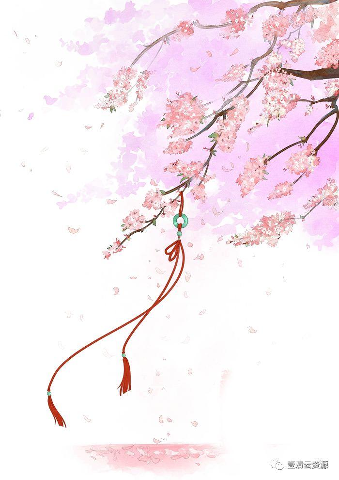 【S0479】【素材】清新插画风景枝叶花朵PNG免抠设计素材源文件