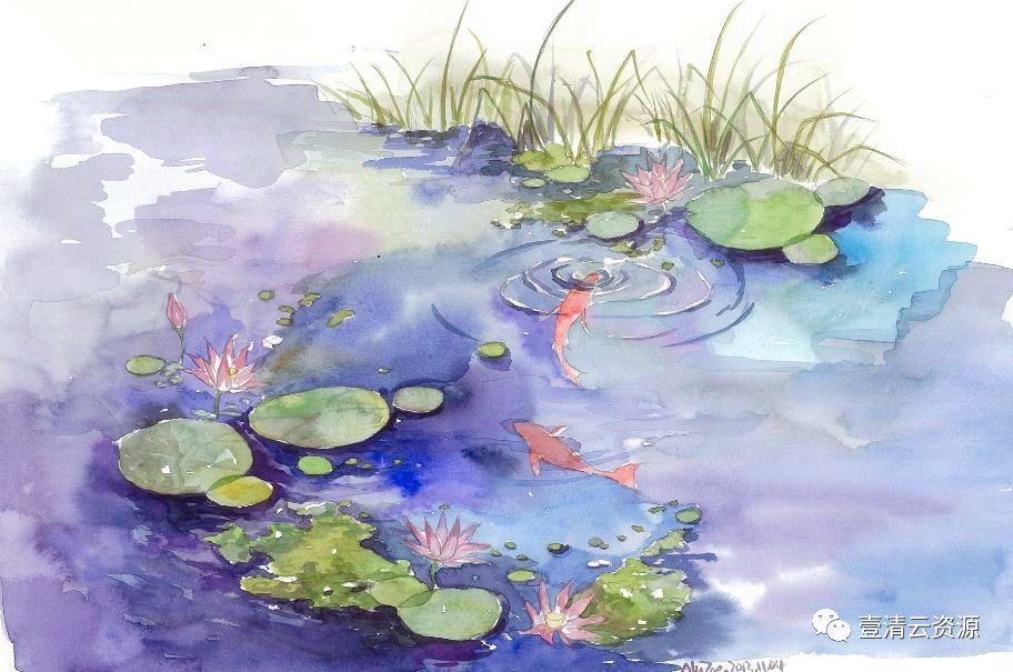 【S0479】【素材】清新插画风景枝叶花朵PNG免抠设计素材源文件