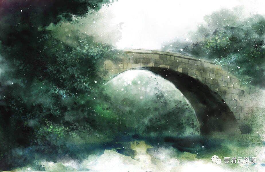 【S0479】【素材】清新插画风景枝叶花朵PNG免抠设计素材源文件