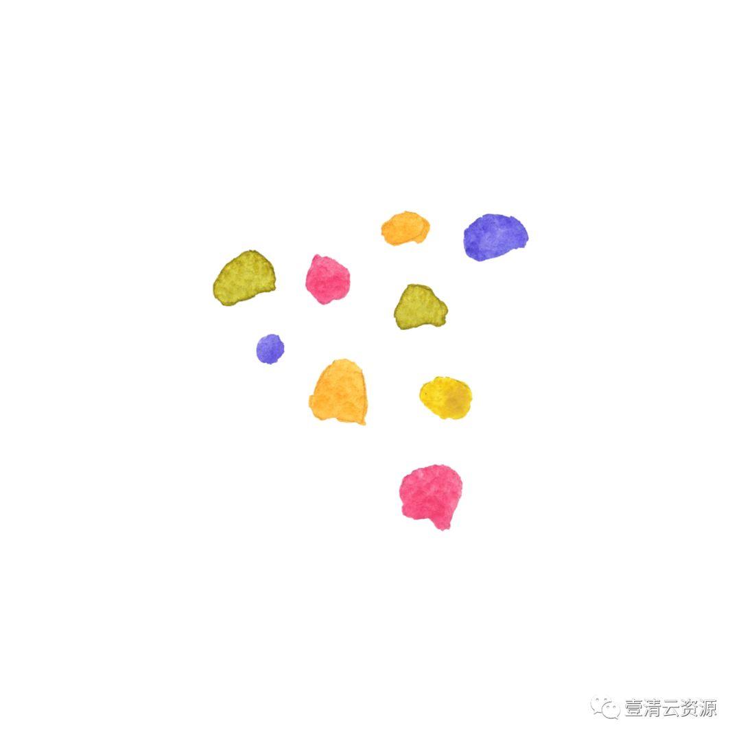 【S0505】【素材】圣诞节快乐手绘水彩剪贴画邀请函贴纸贺卡PNG元素设计素材