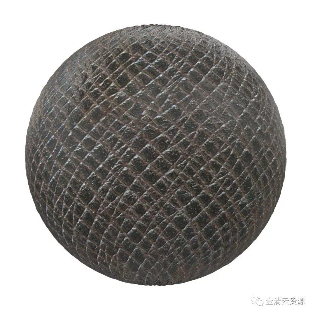 【S0516】【素材】4K皮革贴图 PBR无缝纹理 3D皮衣沙发皮具表面PNG设计素材源文件