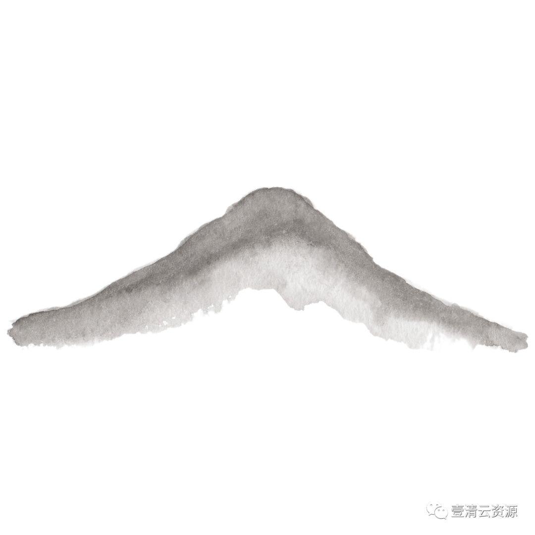 【S0541】【素材】和风手绘水墨樱花PNG PSD设计素材源文件
