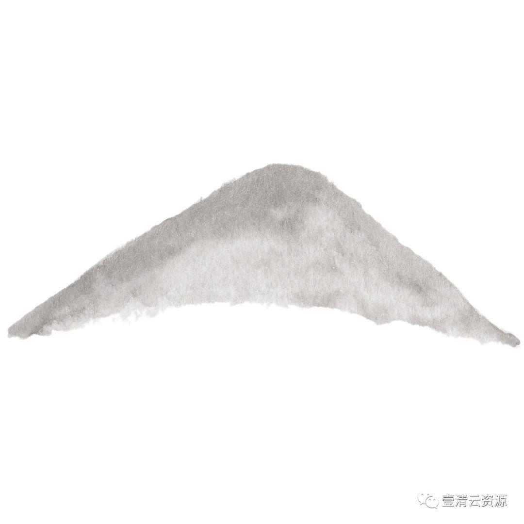 【S0541】【素材】和风手绘水墨樱花PNG PSD设计素材源文件