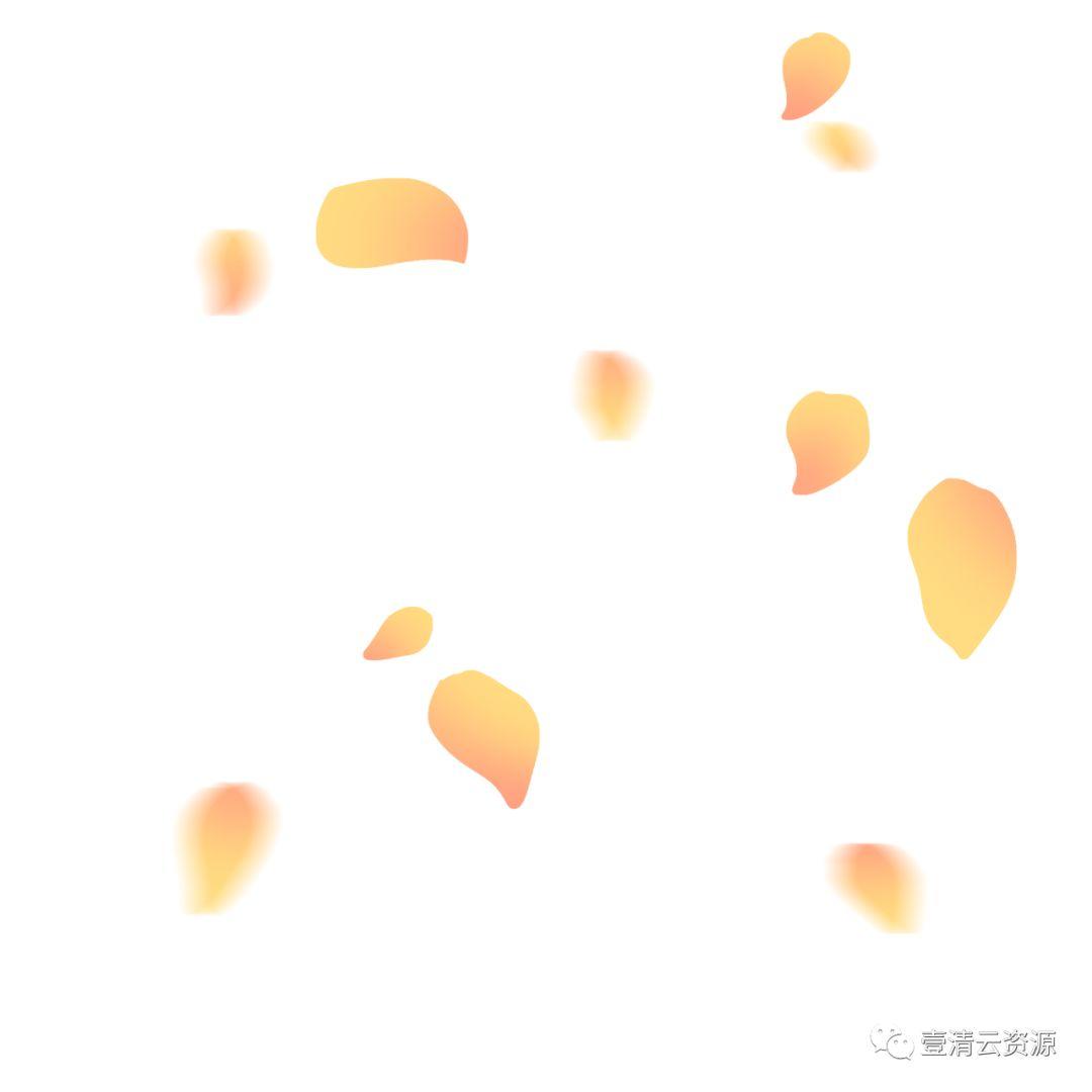 【S0550】【素材】唯美飘落红色粉色花瓣掉落PNG免抠设计素材源文件