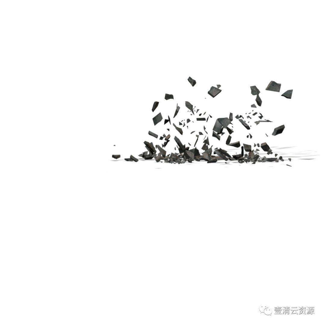 【S0551】【素材】免抠PNG+PSD白底火焰爆炸玻璃烟雾设计素材源文件