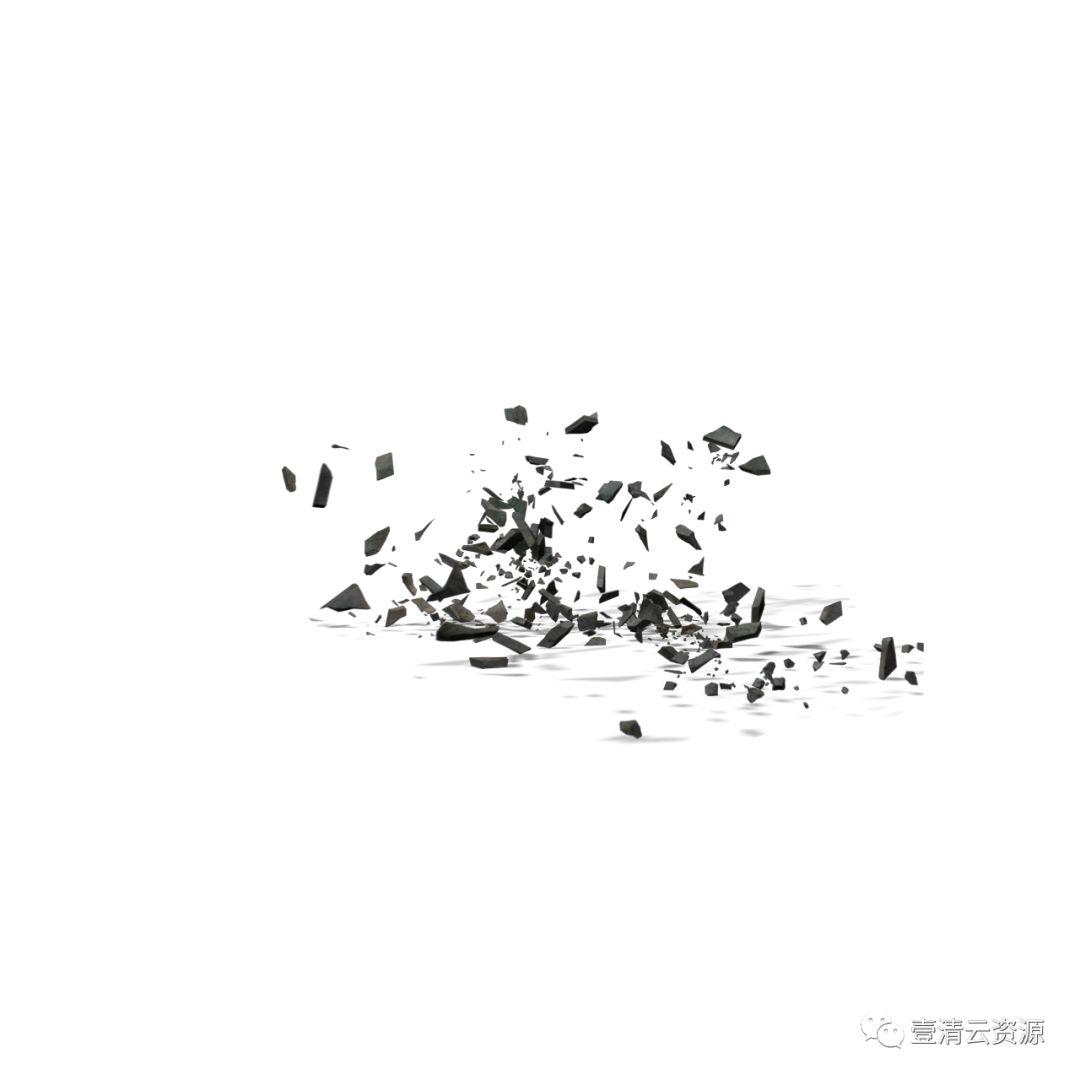 【S0551】【素材】免抠PNG+PSD白底火焰爆炸玻璃烟雾设计素材源文件