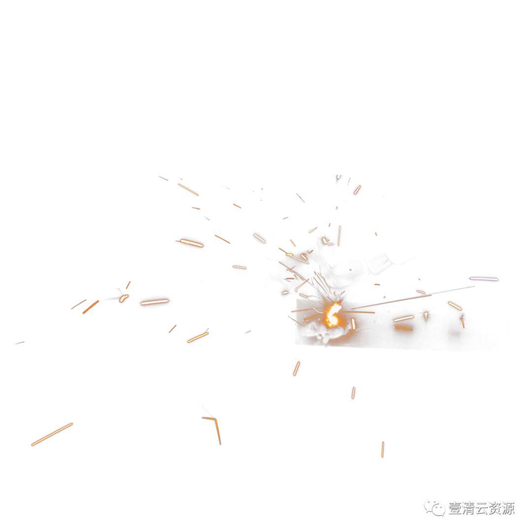 【S0551】【素材】免抠PNG+PSD白底火焰爆炸玻璃烟雾设计素材源文件