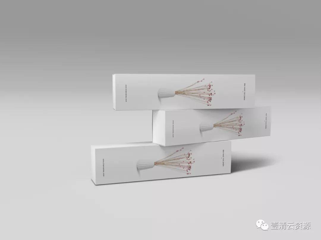 【S0561】【素材】高端时尚产品创意礼品盒纸盒包装效果图展示VI智能贴图PS样机素材