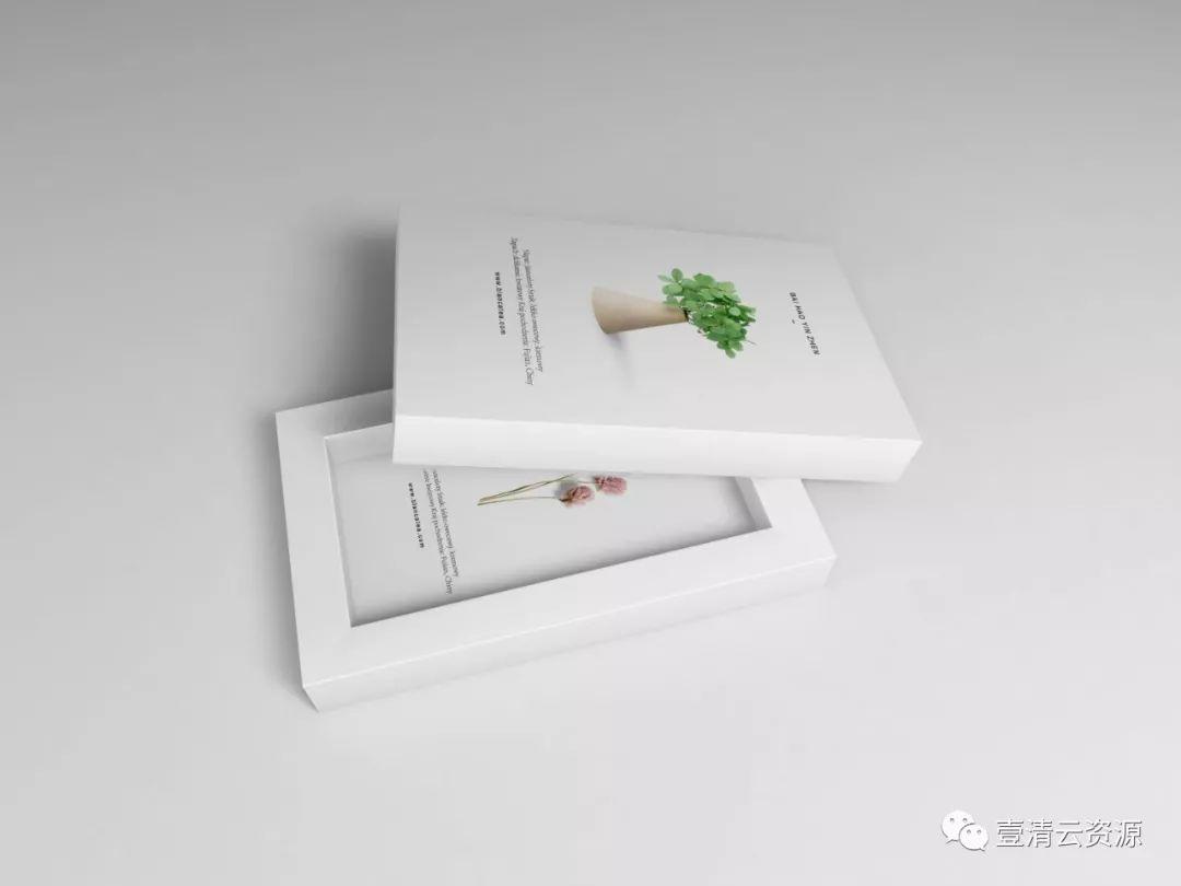 【S0561】【素材】高端时尚产品创意礼品盒纸盒包装效果图展示VI智能贴图PS样机素材