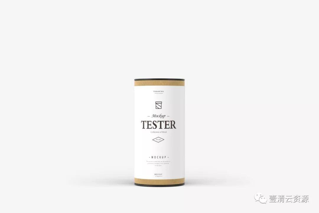 【S0565】【素材】茶叶礼盒铁盒包装样机贴图袋泡茶袋效果展示VI品牌PSD设计素材