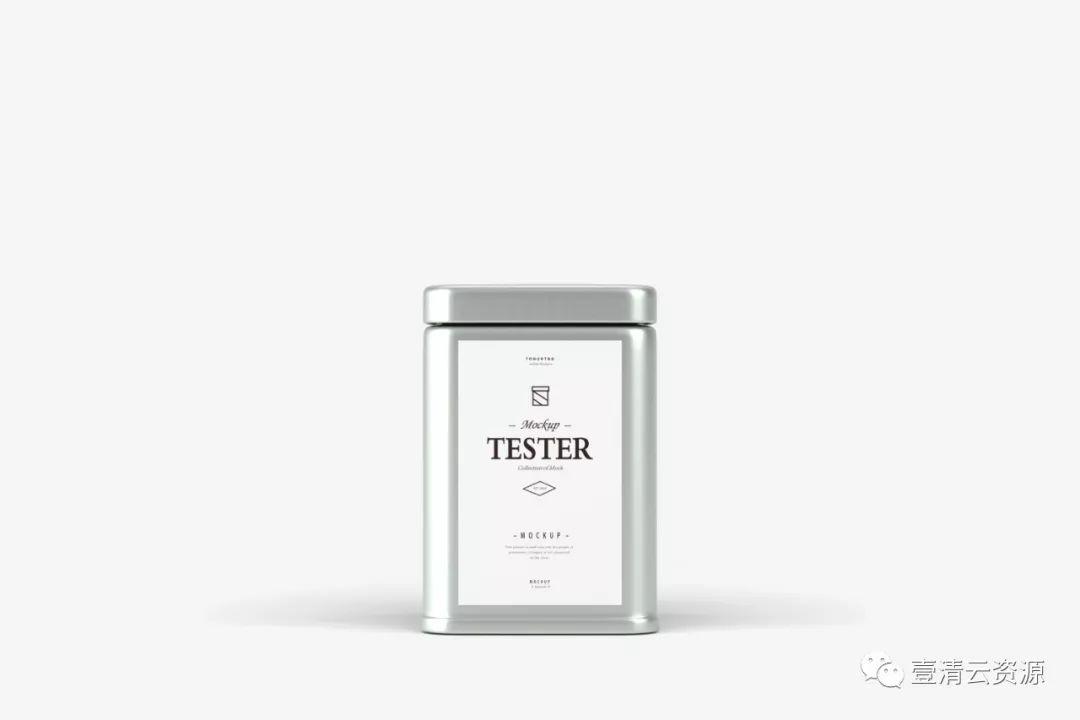 【S0565】【素材】茶叶礼盒铁盒包装样机贴图袋泡茶袋效果展示VI品牌PSD设计素材