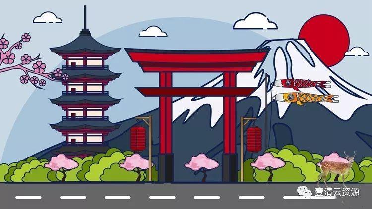 【S0575】【素材】中国古典水墨风城市风景AI设计素材源文件