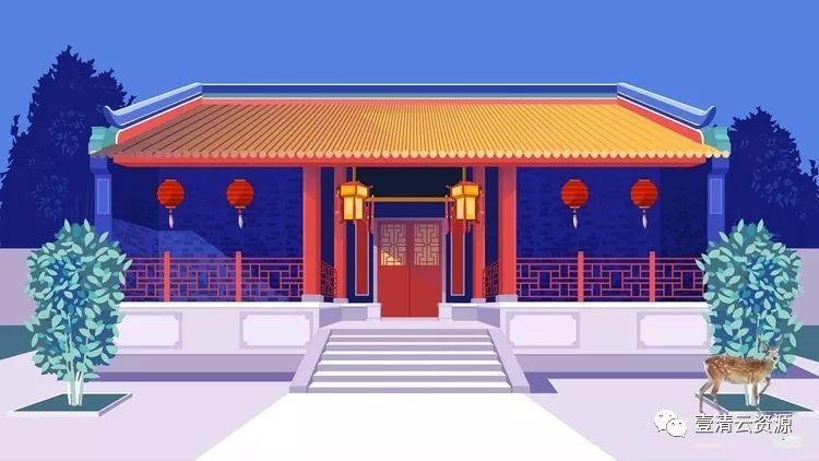 【S0575】【素材】中国古典水墨风城市风景AI设计素材源文件