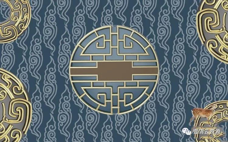 【S0580】【素材】92款国潮风背景PSD设计素材源文件