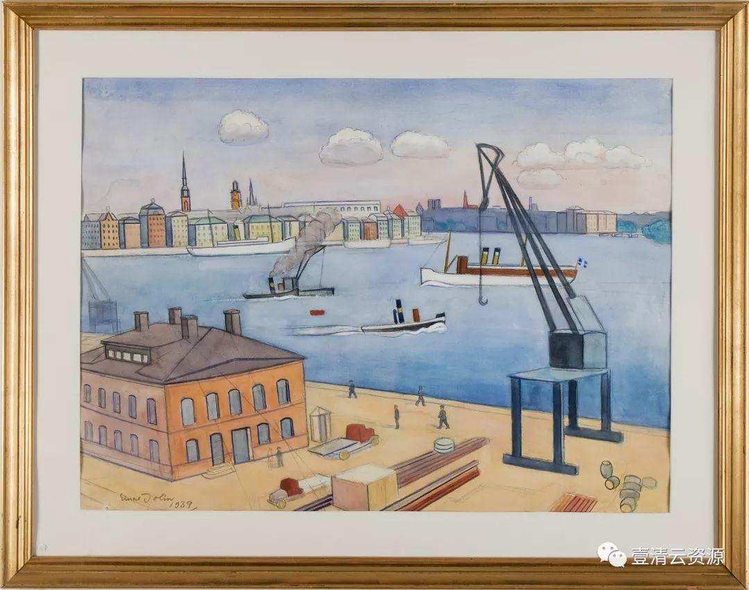 【S0583】【素材】纳尔乔林Einar Jolin绘画、装饰画作品高清图片素材参考资料160幅（JPG）