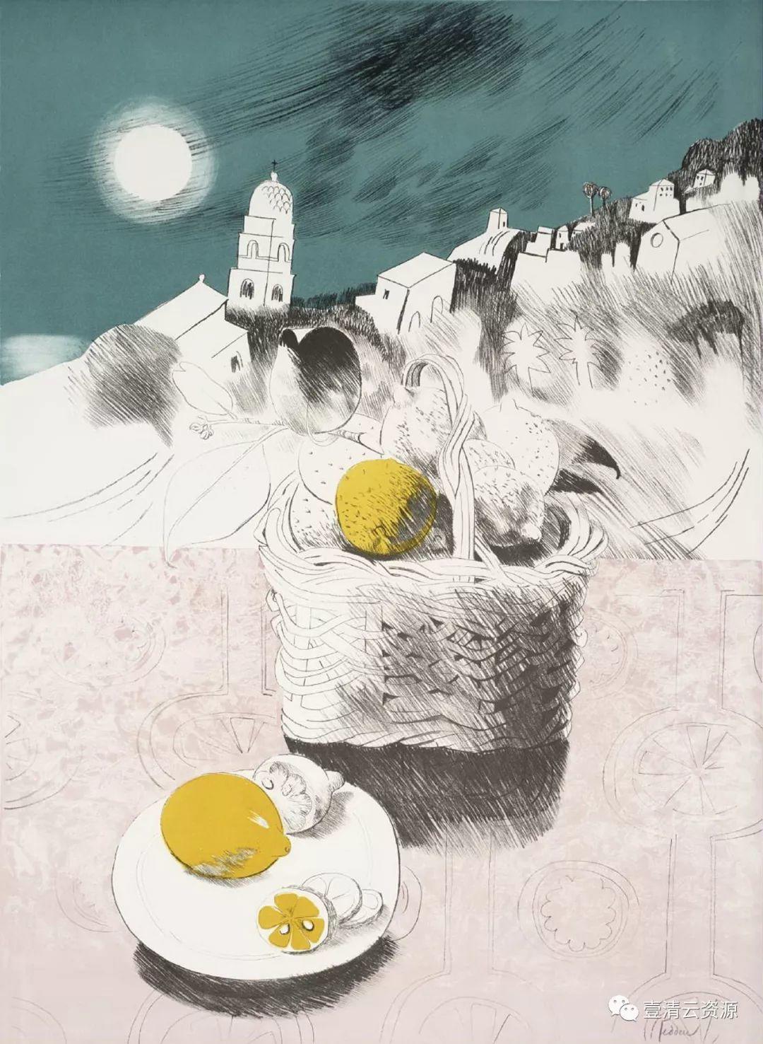 【S0585】【素材】玛丽芬顿Mary Fedden油画、水彩画作品高清图片素材参考资料141幅（JPG）