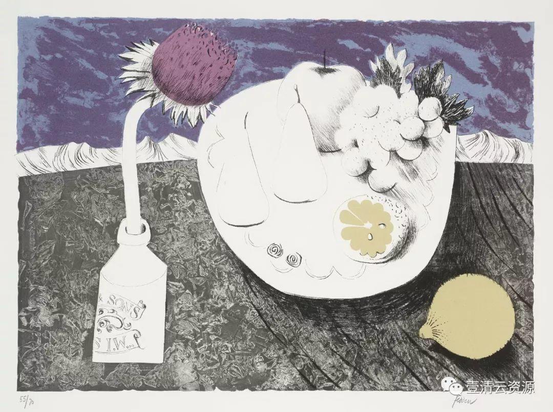 【S0585】【素材】玛丽芬顿Mary Fedden油画、水彩画作品高清图片素材参考资料141幅（JPG）