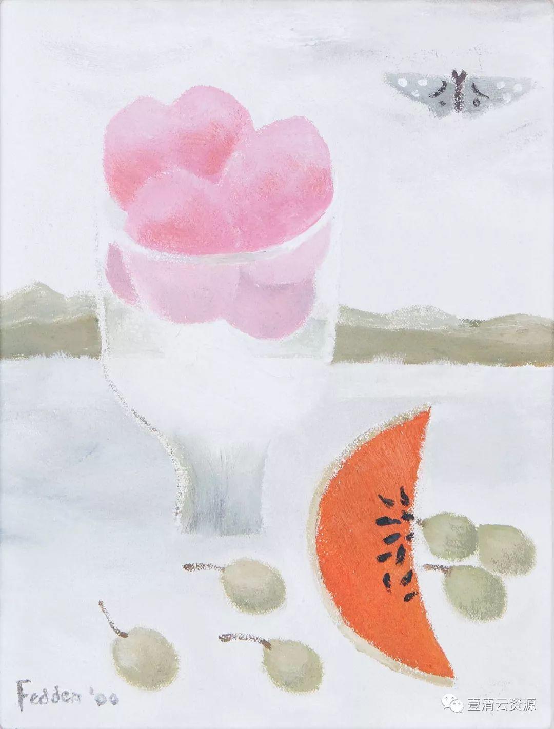【S0585】【素材】玛丽芬顿Mary Fedden油画、水彩画作品高清图片素材参考资料141幅（JPG）