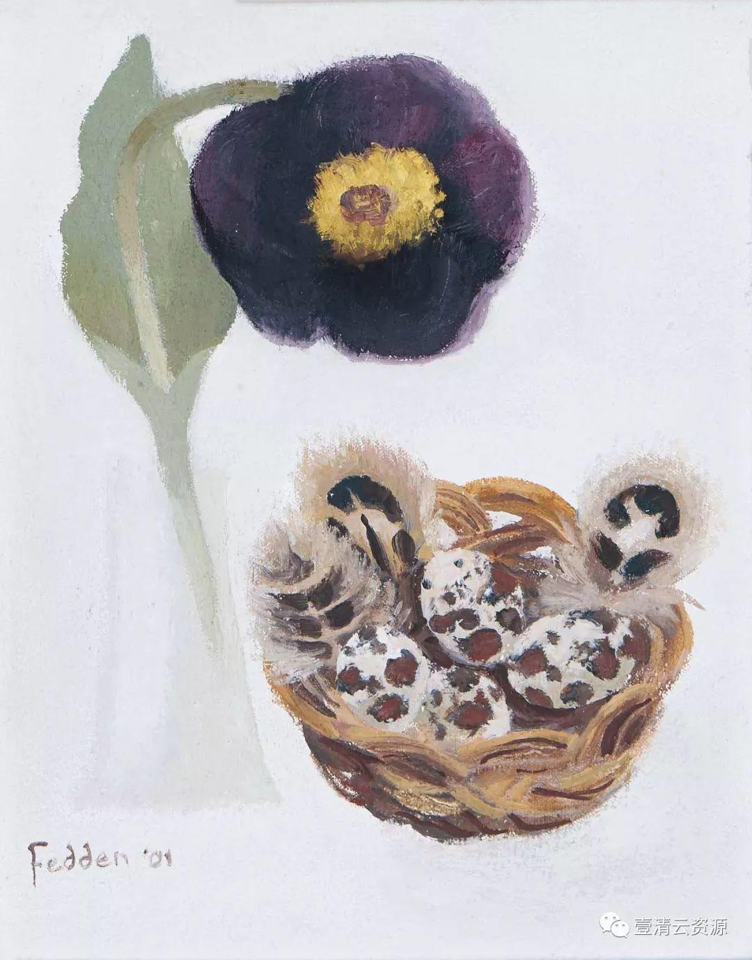 【S0585】【素材】玛丽芬顿Mary Fedden油画、水彩画作品高清图片素材参考资料141幅（JPG）