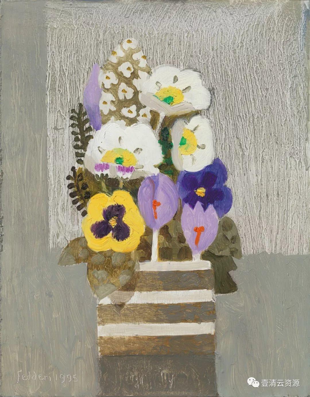 【S0585】【素材】玛丽芬顿Mary Fedden油画、水彩画作品高清图片素材参考资料141幅（JPG）