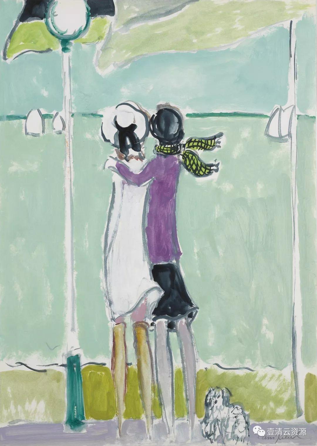 【S0586】【素材】卡西尼尔Jean-Pierre Cassigneul油画人物作品高清图片素材资料50幅（JPG）