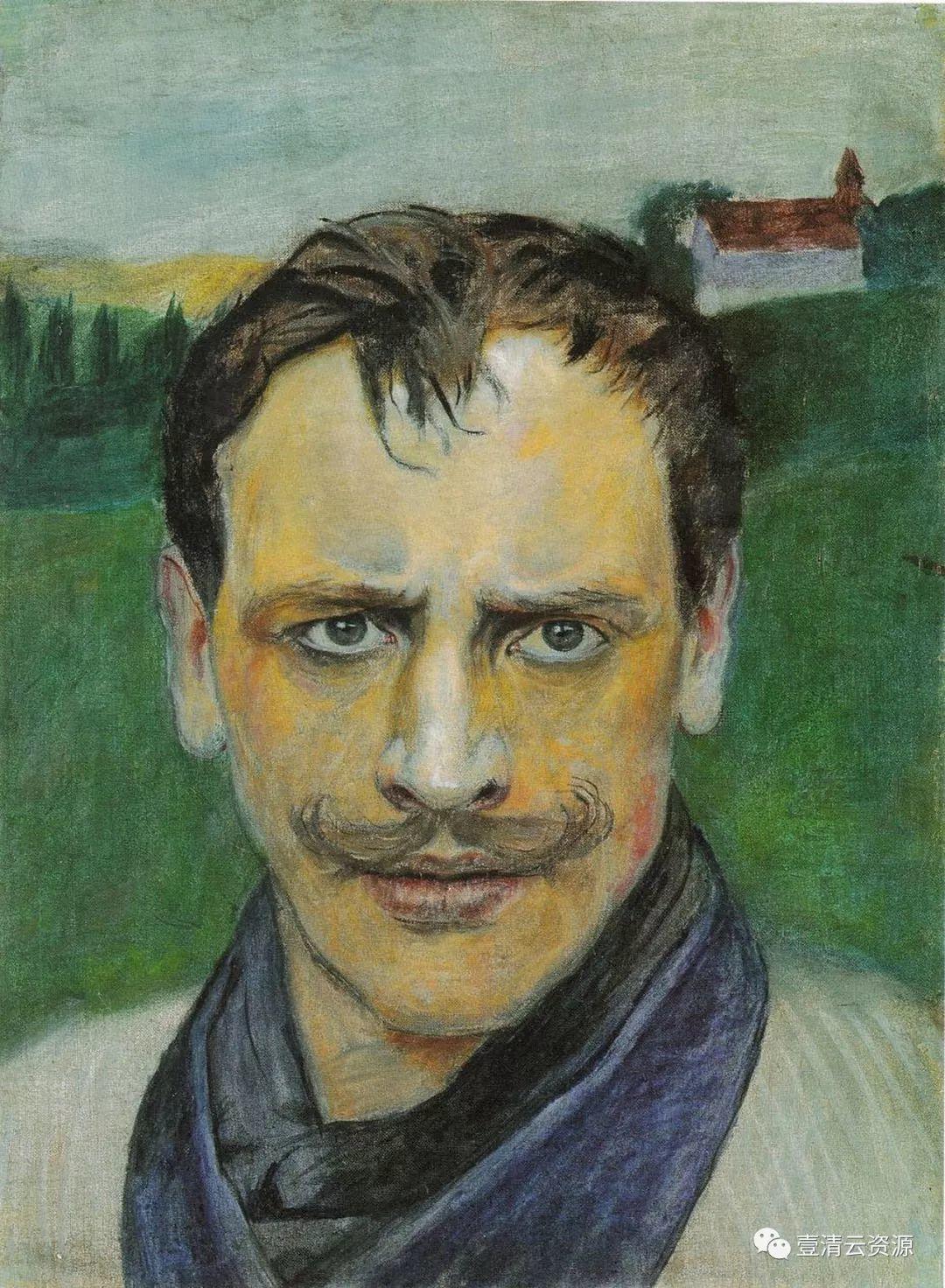【S0587】【素材】哈拉尔德索尔贝里Harald Sohlberg油画作品高清图片素材资料12幅（JPG）