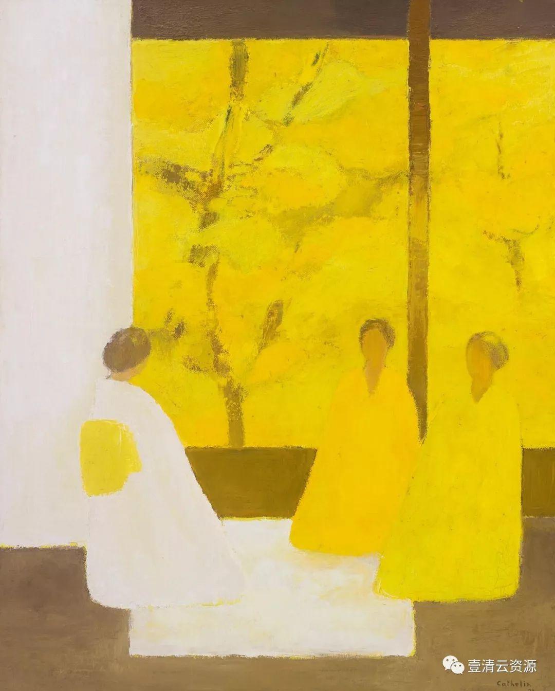 【S0588】【素材】贝尔纳卡特林Bernard Cathelin油画作品高清图片素材资料50幅（JPG)