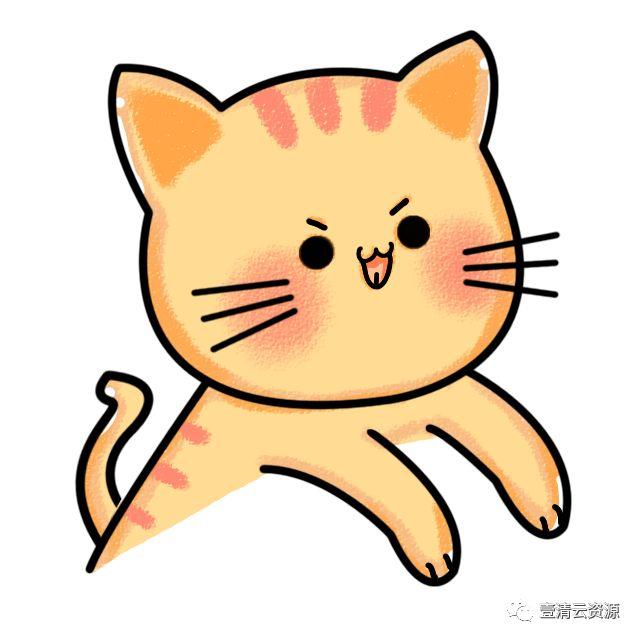 【S0593】【素材】卡通贴纸Q版人物动物表情IN贴图头饰腮红对话框PNG免抠设计素材