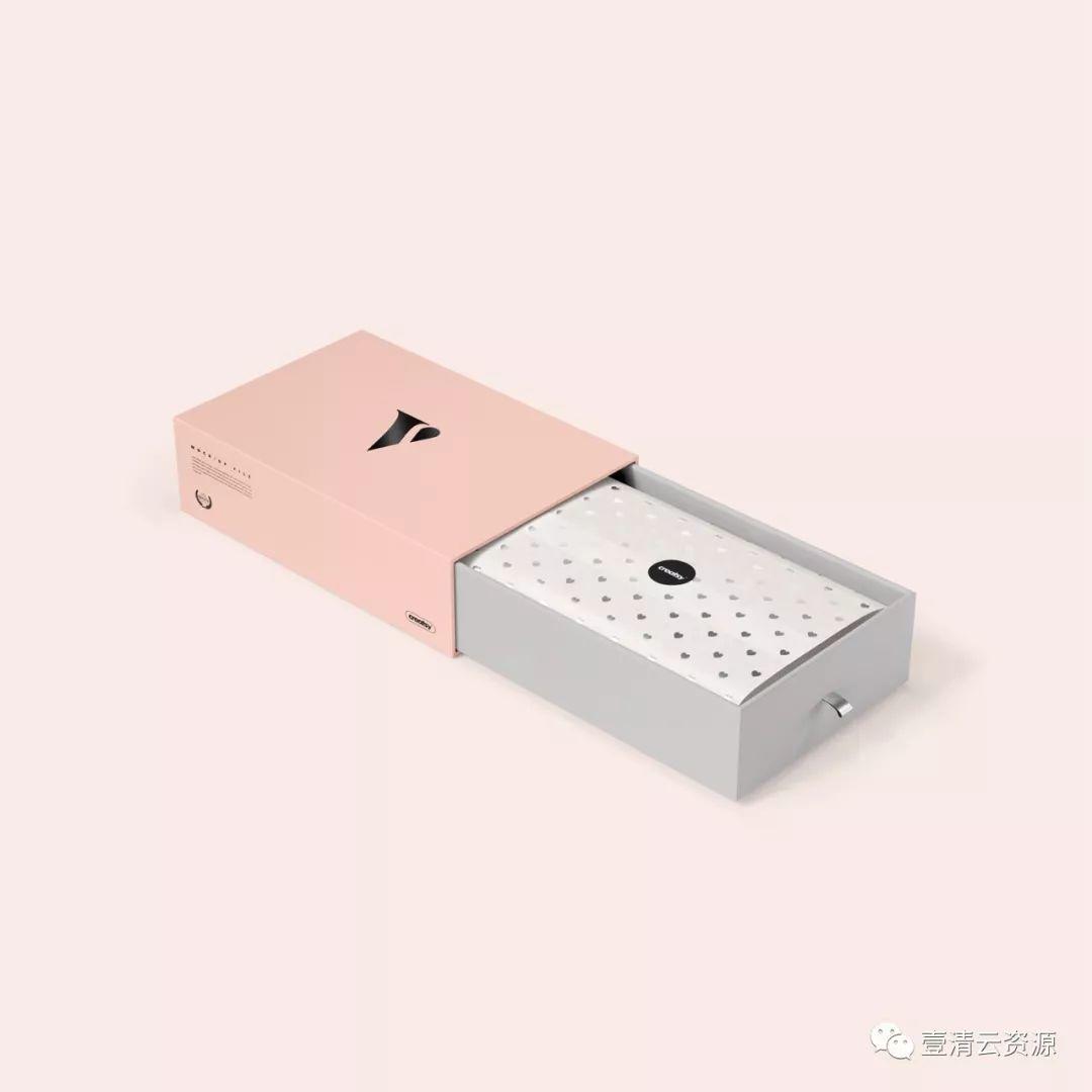 【S0603】【素材】高档豪华礼品礼物包装盒袋抽屉盒效果图提案VI贴图样机PSD模板