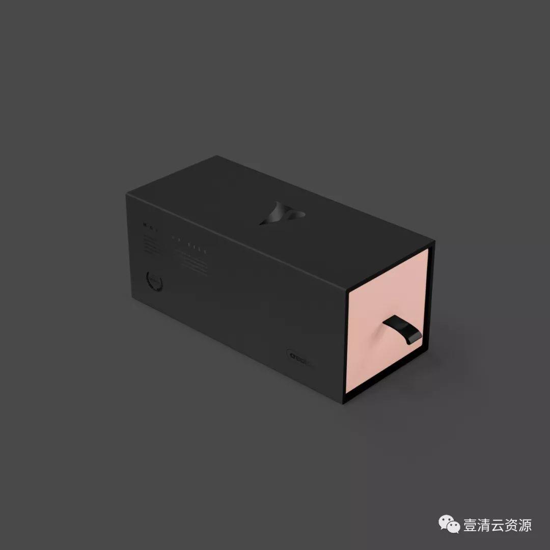 【S0603】【素材】高档豪华礼品礼物包装盒袋抽屉盒效果图提案VI贴图样机PSD模板