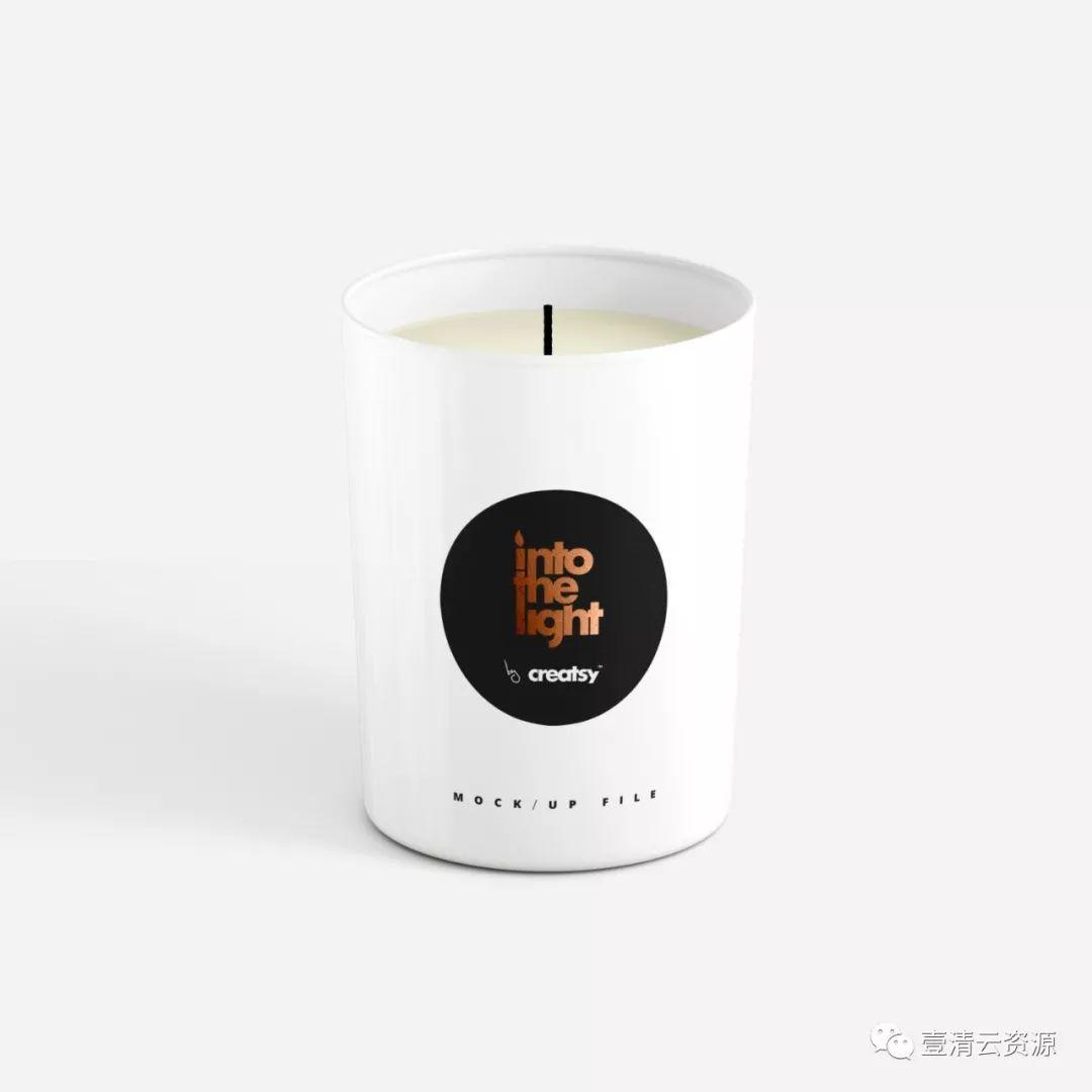 【S0607】【素材】高档香薰品牌提案设计蜡烛包装盒子VI样机效果图psd智能贴图设计