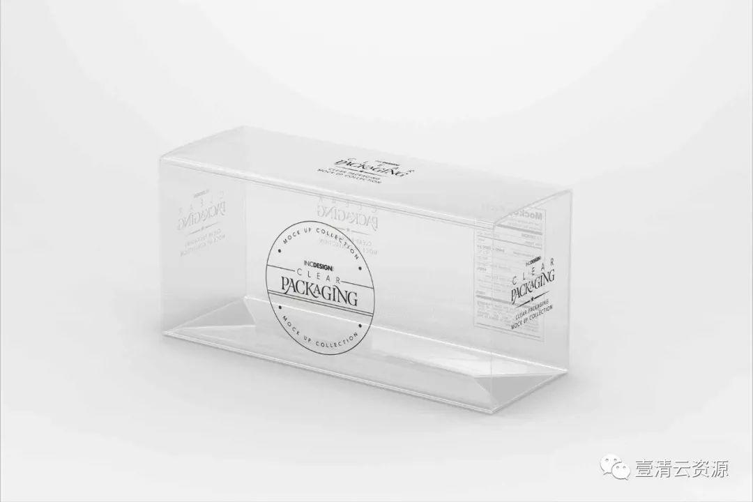 【S0611】【素材】透明塑料玻璃瓶子盒子品牌LOGO模型效果图展示VI贴图样机PSD模板