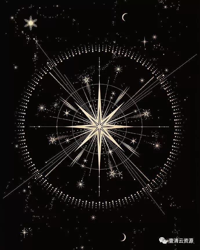 【S0627】【素材】宇宙黑金魔法阵PNG设计素材源文件